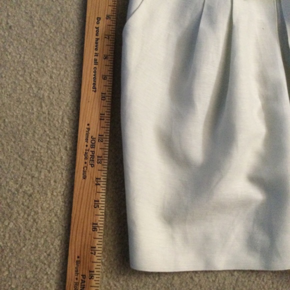 Johnny Arnold The Limit women's fancy skirt Ivory linen blend Size 0 - Picture 8 of 12